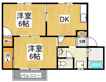 アネックス深井 A102洋室color.jpg