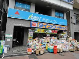 コーポ高岸 ドラッグストア：ﾀﾞｲｺｸﾄﾞﾗｯｸﾞ なかもず駅前店　274m