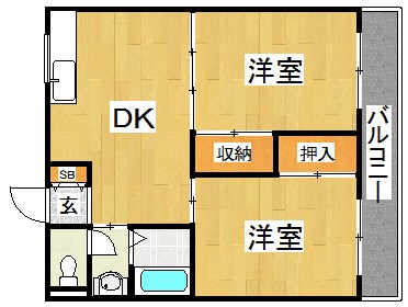 ベーネ colorベーネ2DK.jpg