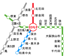 なかもずの賃貸物件を沿線で探す